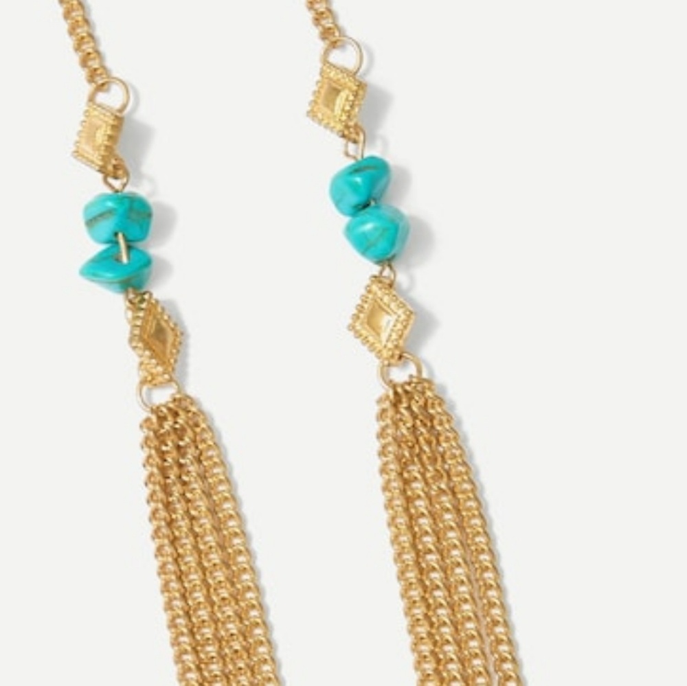 Last one ❣Chain tassel drop earings. - Picture 3 of 3